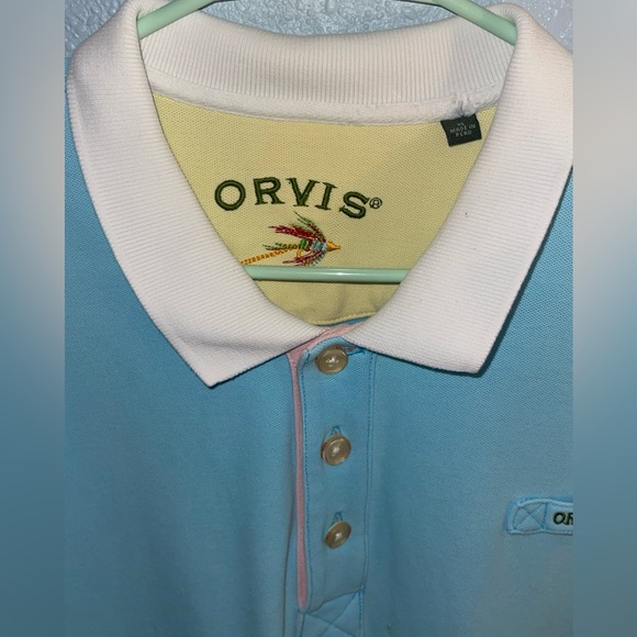 ORVIS Pastel COLOR BLOCK POLO - Picture 4 of 8